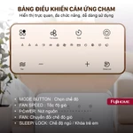 Máy hút ẩm dân dụng đa năng FUJIHOME DH10 10 lít/n, Máy hút lọc Ion âm sấy quần áo nhỏ gọn tiết kiệm điện — ảnh 5