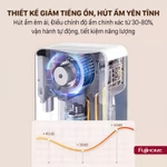 Máy hút ẩm dân dụng đa năng FUJIHOME DH10 10 lít/n, Máy hút lọc Ion âm sấy quần áo nhỏ gọn tiết kiệm điện — ảnh 3