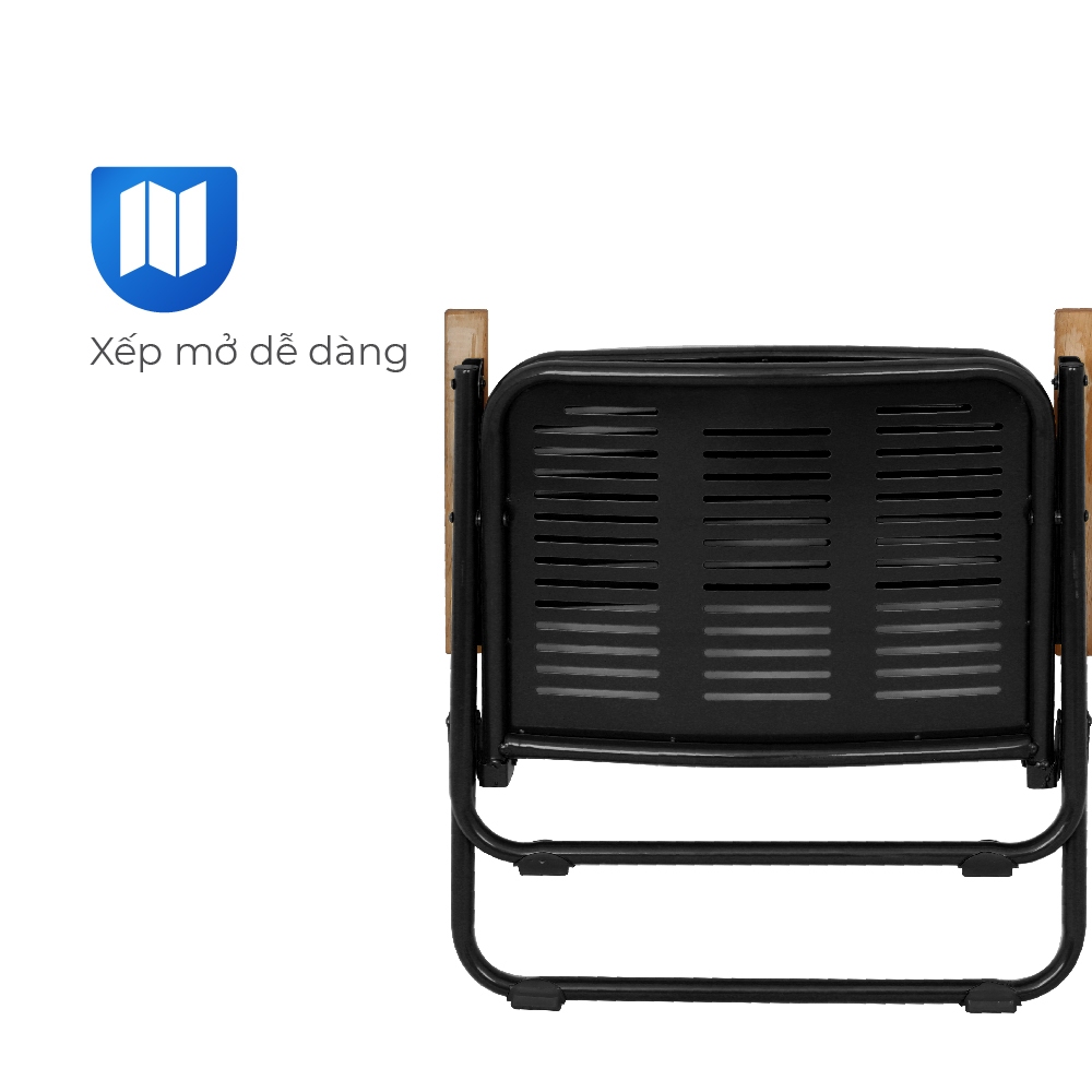Ghế cà phê Beto CNC Win QUI PHÚC, gấp gọn tiện lợi, dễ dàng di chuyển, khung thép chắc chắn, chịu lực tốt