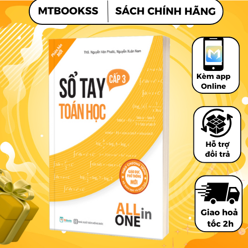 Sách - Combo Sổ Tay Kiến Thức Môn Toán Lý Hóa Cấp 3 (cập nhật chương trình SGK mới)