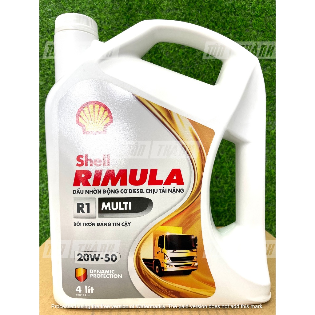 [ CHÍNH HÃNG ] Dầu Động Cơ Diesel Shell RIMULA R1 MULTI 20W-50 CD/SE (4 ...