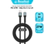 Cáp Sạc Nhanh 20W Basefast 1/2M Cho Xs/12/11/13/14 Pro Max, Type C to LN Bọc Dù Hỗ Trợ PD