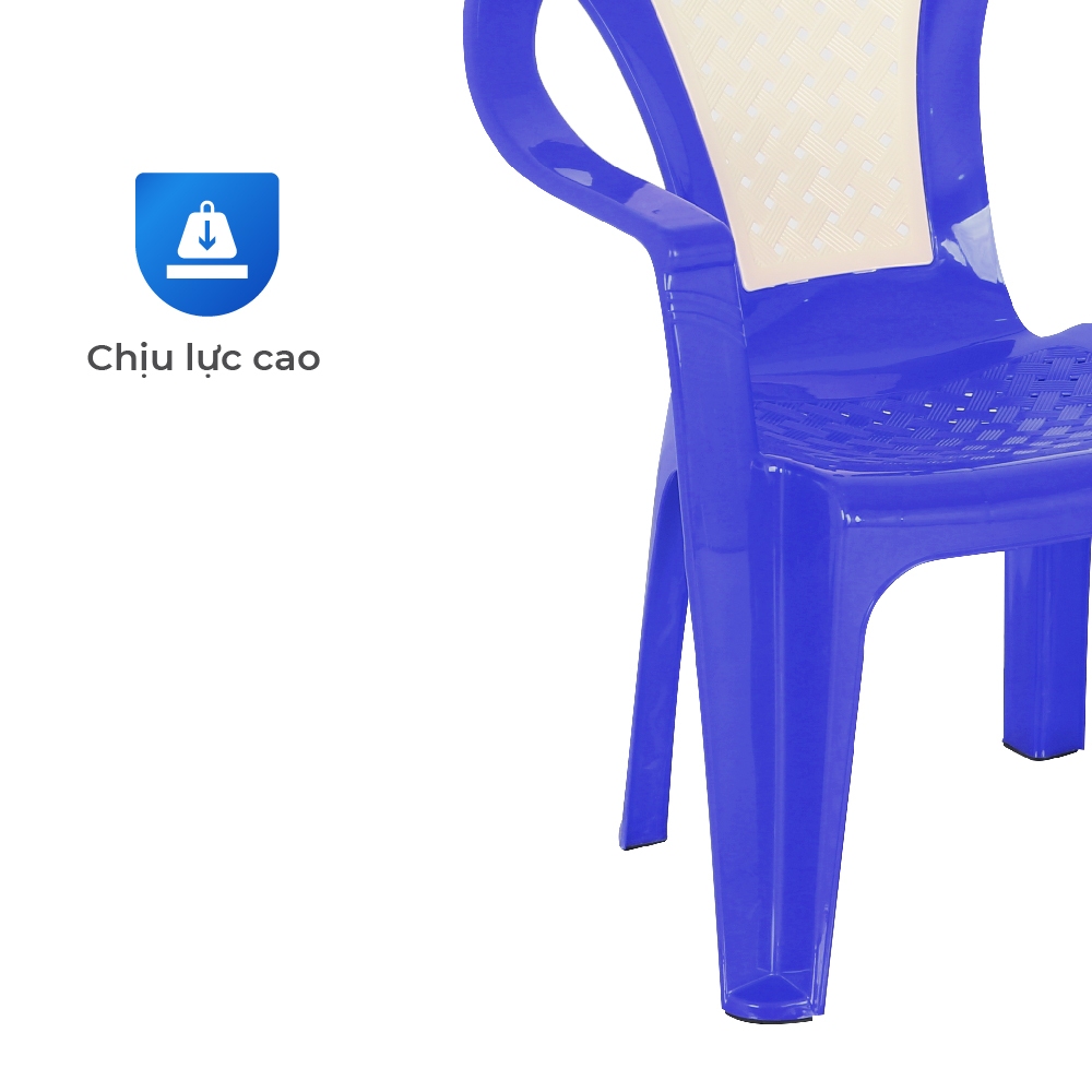 Ghế nhựa tựa lưng QUI PHÚC, combo 4,6,10 ghế, lưng mây, an toàn, chắc chắn, tiện lợi, chống trượt, thoải mái