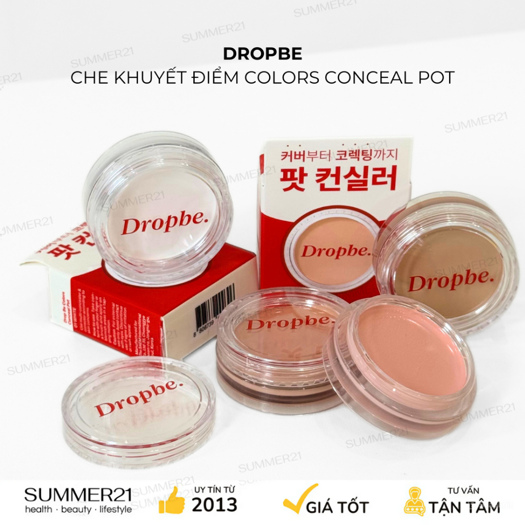 Che khuyết điểm DROPBE COLORS CONCEAL POT | Shopee Việt Nam