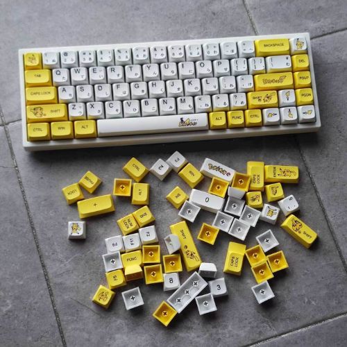 Bộ keycap Pikachu PBT Profile XDA