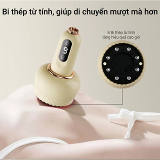 Máy Massage Giác Hơi Cầm Tay G05-A Với 8 Đầu Massage, Có Đèn Hồng Ngoại, Tặng Kèm Tinh Dầu, BH 2 Năm