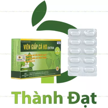 Viên giấp cá HD Extra hỗ trợ giảm táo bón, nhuận tràng, giảm các triệu chứng bệnh trĩ - Hộp 30 viên