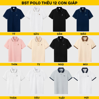 [T7_ĐỒNG GIÁ 269K] Áo Polo Nam Biluxury 12 Con Giáp Thêu Form Slimfit Cao Cấp Chống Nhăn Bền Màu