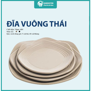 Đĩa vuông Thái Việt Nhật, Đĩa vuông nhựa Việt Nhật - Nhám, sâu lòng MS: 1270/1271/1272/1273/1274