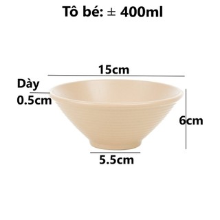 Tô chén nhựa loe xoắn Thái Việt Nhật - gân nhám sâu lòng đựng thực phẩm MS: 6805-6806-6843-6844-6845