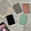 Gương Cầm Tay Màu Pastel Xinh Xắn,Gương Trang Điểm Mini Bỏ Túi Tiện Lợi - GƯƠNG GẤP GỌN ĐỂ BÀN PHỦ DA CAO CẤP