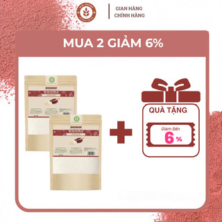 Bột đậu đỏ hữu cơ MIKORGANIC 50G - Đắp mặt nạ, tắm trắng, tẩy da chết mờ thâm với Bột đậu đỏ hữu cơ