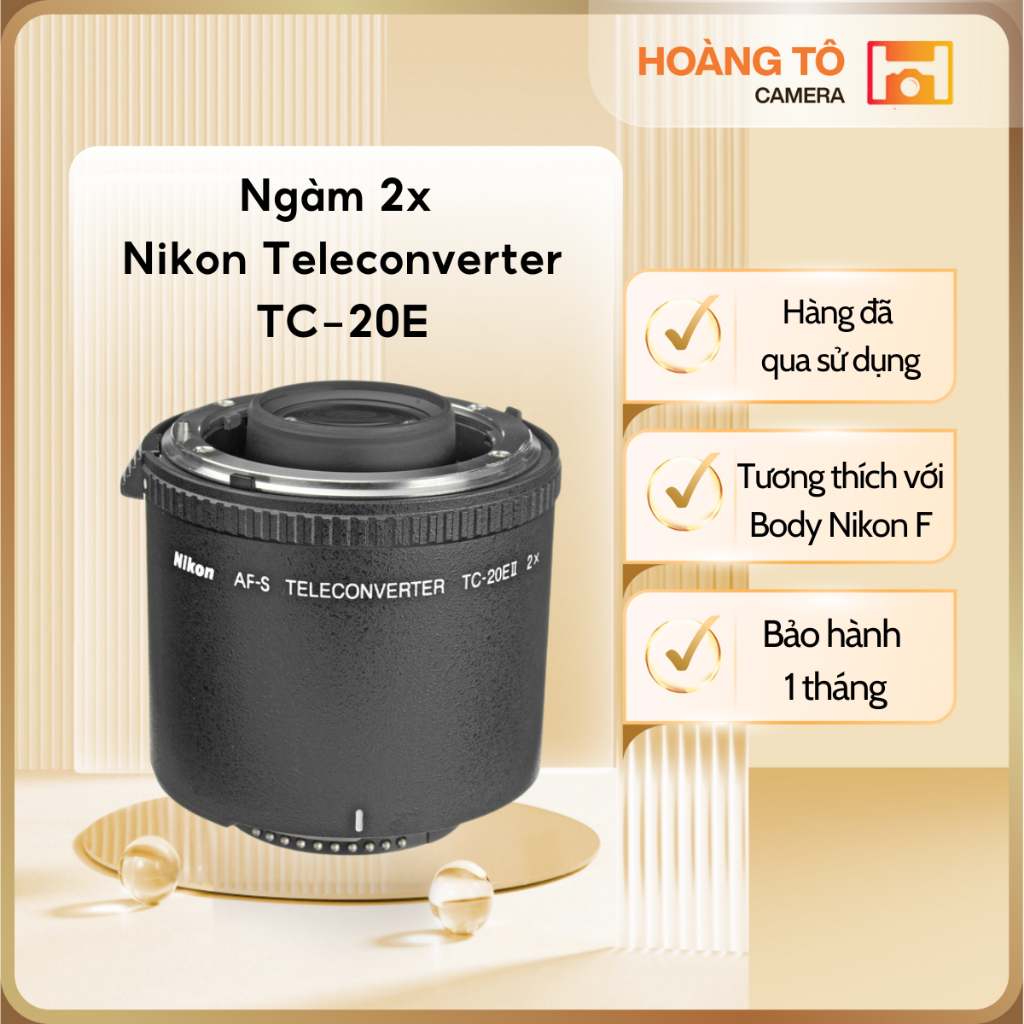 Ngàm 2x Nikon AF-S Teleconverter TC - 20E II ( Cũ ) | Shopee Việt Nam