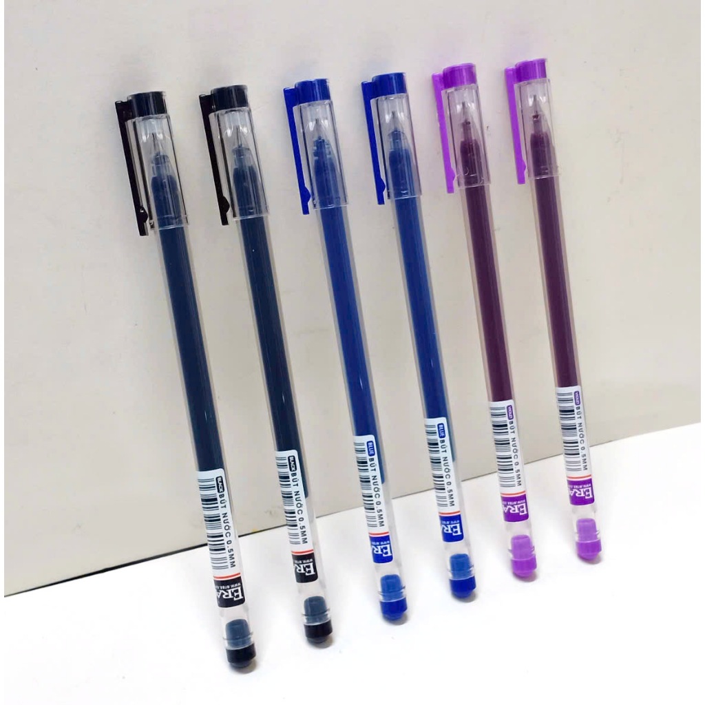 Product image [ERASVN] Hộp 12 Chiếc Bút Gel Nước Ngòi 0.5mm Eras E143 (Xanh/Đen/Tím) 4