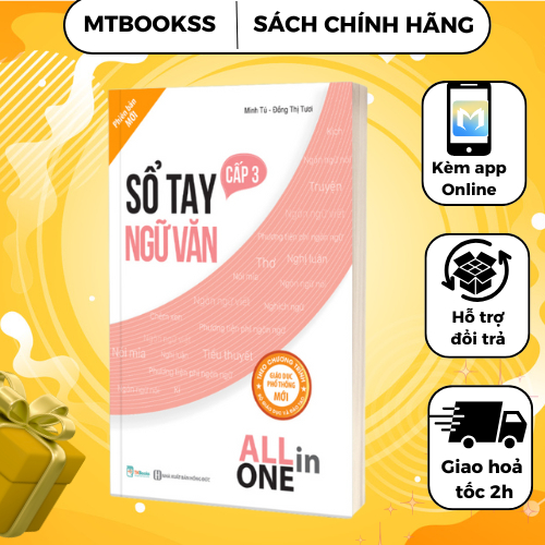 Sách - Sổ Tay Ngữ Văn Cấp 3 - All in one (Cập nhật chương trình SGK mới)