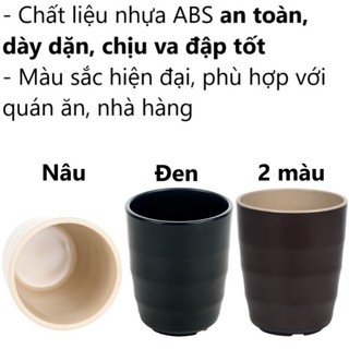 Cốc nhựa tròn Thái Việt Nhật ngoài nhám trong bóng dùng uống nước, trà đá ms: 6280, 6281