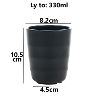 Cốc nhựa tròn Thái Việt Nhật ngoài nhám trong bóng dùng uống nước, trà đá ms: 6280, 6281