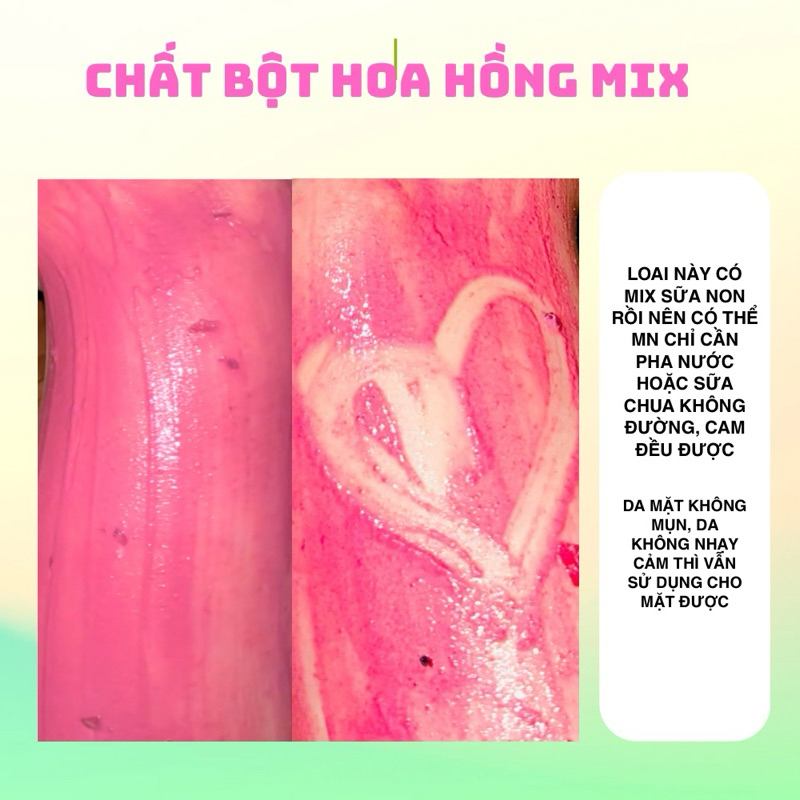 Bột Ủ Trắng Hoa Hồng Mix Benuss
