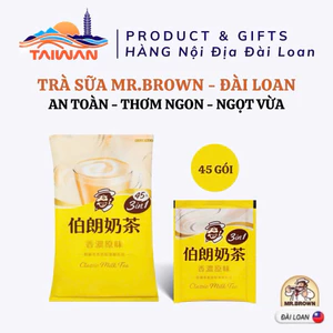 Bột Trà Sữa Mr Brown Đài Loan 45 gói / Túi