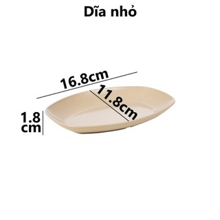 Đĩa nhựa bầu dục Việt Nhật sâu lòng đựng thức ăn nhanh, buffet, xiên que MS: 1253/ 1254