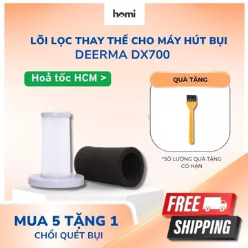 Combo 5 lõi lọc cho máy hút bụi xiaomi Deerma DX700 DX700S _Phụ kiện HOMI
