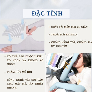 Ống Tay Chống Nắng Let's Slim – Combo 2 Đôi – Vải Thun Lạnh, Co Giãn 4 Chiều, Mềm Mịn Thoáng Khí