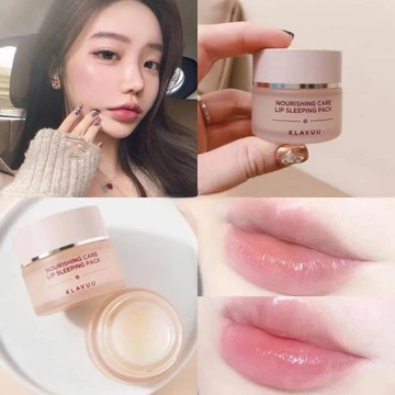 Dưỡng ủ môi đêm Klavuu dưỡng ẩm căng mọng, giảm thâm & sáng màu môi - 20g