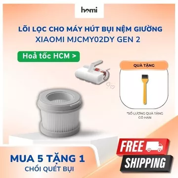 SET 2 Lõi lọc Gen 2 Xiaomi Mijia MJCMY02DY Thay thế cho Máy hút bụi diệt khuẩn nệm giường Xiaomi
