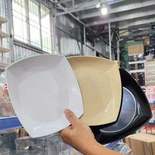 Đĩa phíp vuông Thái nhựa Việt Nhật 20cm - Đựng thức ăn, bánh kẹo, hàng quán, buffet - 1288