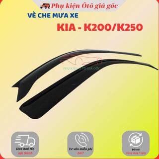 Vè che mưa xe tải KIA K200/K250 BONGGO 3/k149 đời 2018 – 2021 Nhựa đen cao cấp