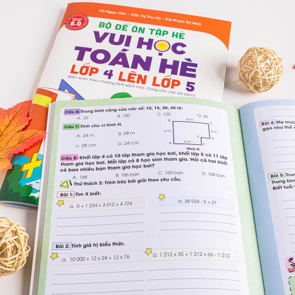 Sách - H An Phúc - Bộ đề ôn tập hè Toán và Tiếng Việt lớp 4 lên lớp 5