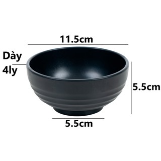 Bát cơm nhựa Thái, Chén phíp Thái nhám nhựa Việt Nhật - Ăn cơm, canh, súp, hàng quán, buffet - 6830