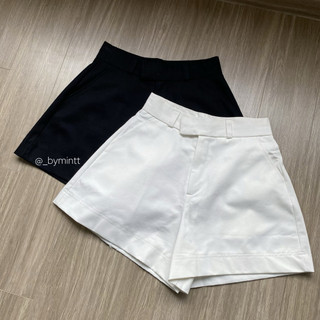 KAKI SHORT | Quần đùi kaki lưng cao form ống rộng đơn giản dễ mặc, che khuyết điểm tốt | By Mintt