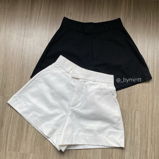 KAKI SHORT | Quần đùi kaki lưng cao form ống rộng đơn giản dễ mặc, che khuyết điểm tốt | By Mintt