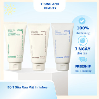 Sữa Rửa Mặt Innisfree Cleansing Foam 150ml giúp làm sạch, kiểm soát nhờn và làm trắng da