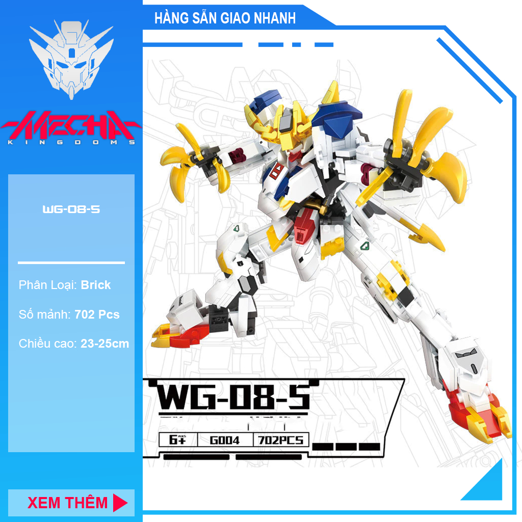 [SẴN HÀNG] Mô Hình Lắp Ráp Bricks GD Barbatos G004 WG-08-5 | Shopee ...
