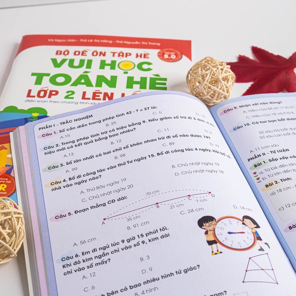 Sách - H An Phúc - Ôn Hè Lớp 2 Lên Lớp 3 Vui Học Toán Hè Và Tiếng Việt Hè Lớp 2