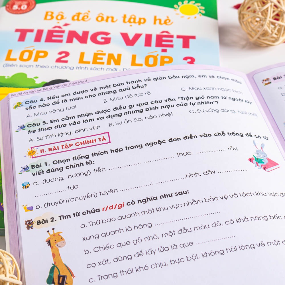Sách - H An Phúc - Ôn Hè Lớp 2 Lên Lớp 3 Vui Học Toán Hè Và Tiếng Việt Hè Lớp 2