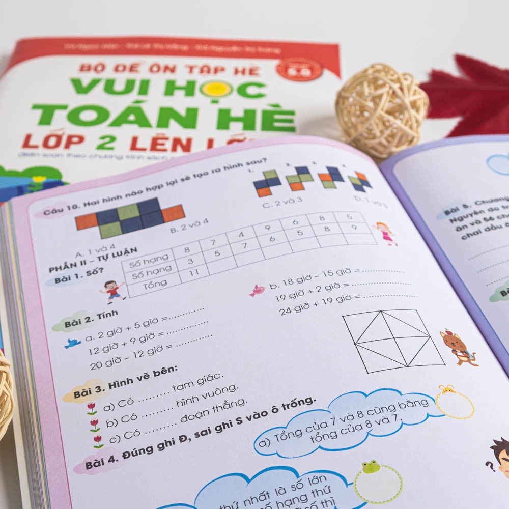 Sách - H An Phúc - Ôn Hè Lớp 2 Lên Lớp 3 Vui Học Toán Hè Và Tiếng Việt Hè Lớp 2