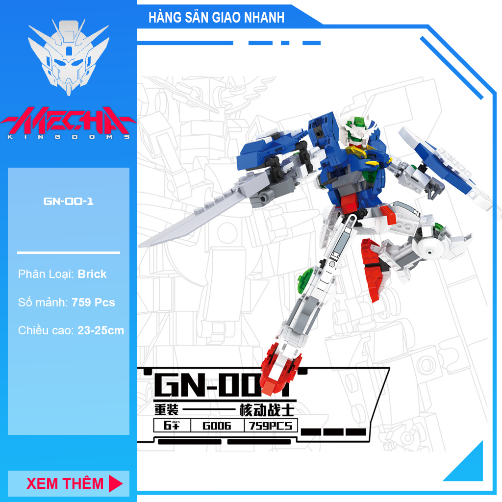 [SẴN HÀNG] Mô Hình Lắp Ráp Bricks GD Noh Angel G006 GN-00-1 | Shopee ...