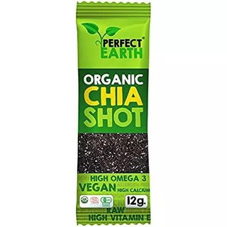 Hạt chia hữu cơ Perfect Earth 144g Organic Chia Whole Seeds (12 gói nhỏ x 12gr)