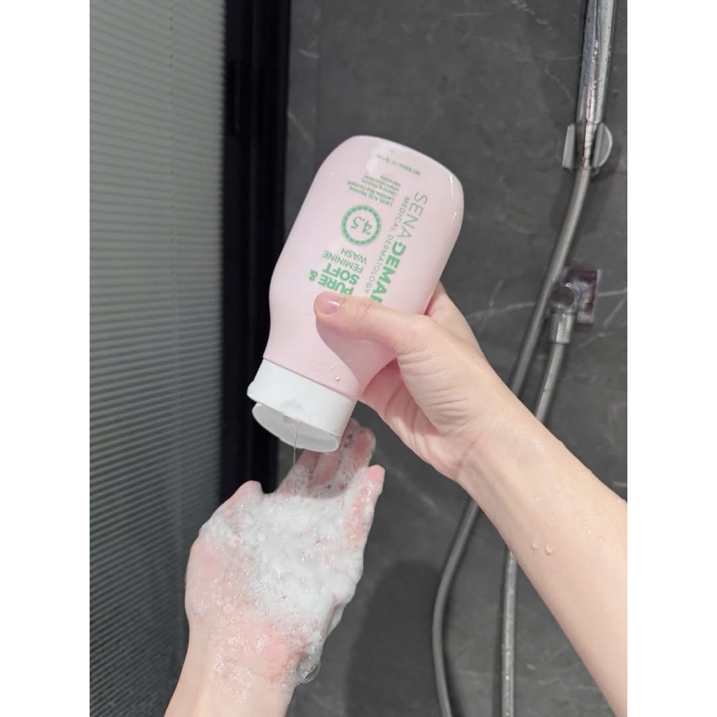 Dung dịch vệ sinh Sena demar pure & soft feminine wash 300ml - hạn 2028 Hàn Quốc dung dịch vệ sinh senademar  IS188