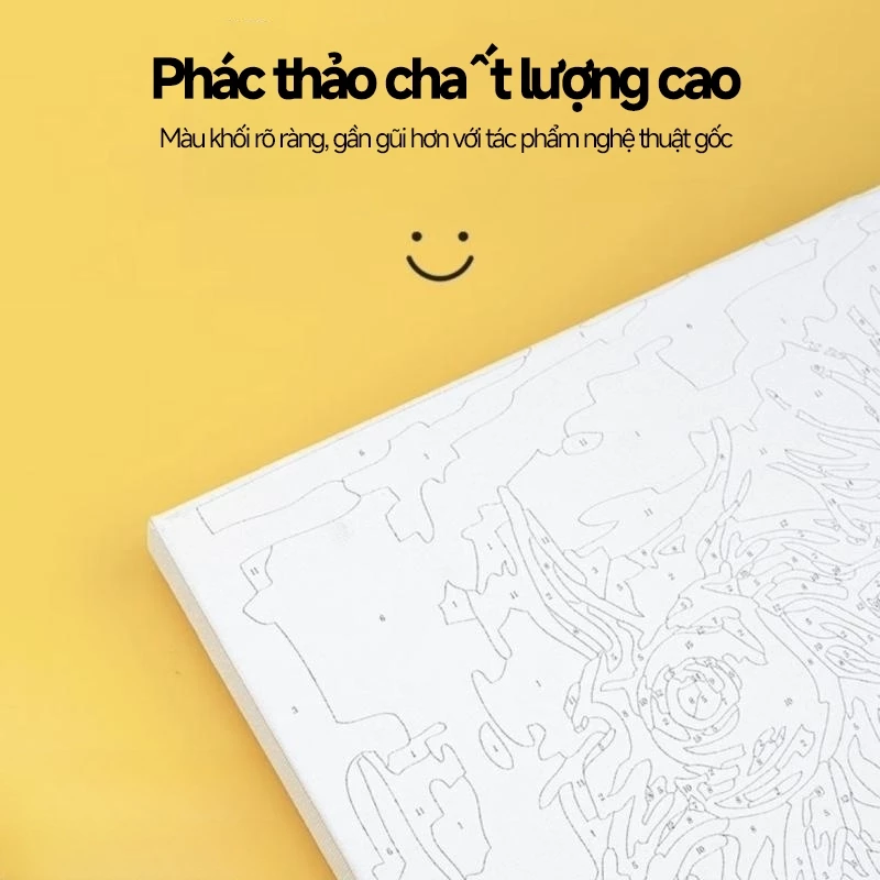 MW 20x20CM Tranh Tô Màu Theo Số Hóa có Khung kèm combo dụng cụ Tranh Sơn Dầu Tổng Hợp Nhiều Mẫu,Tran