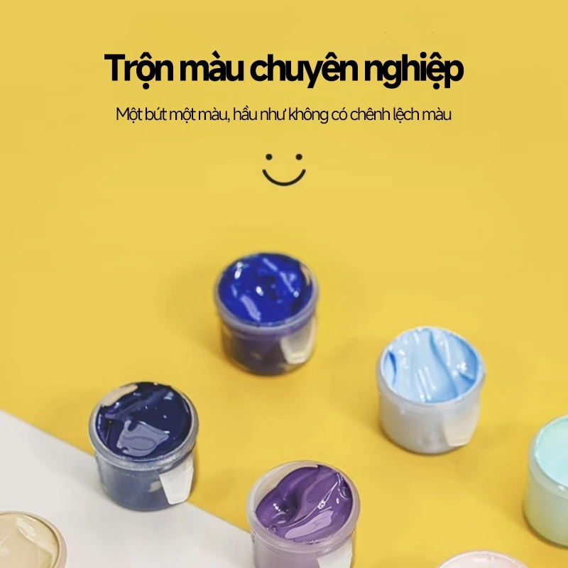 MW 20x20CM Tranh Tô Màu Theo Số Hóa có Khung kèm combo dụng cụ Tranh Sơn Dầu Tổng Hợp Nhiều Mẫu,Tran