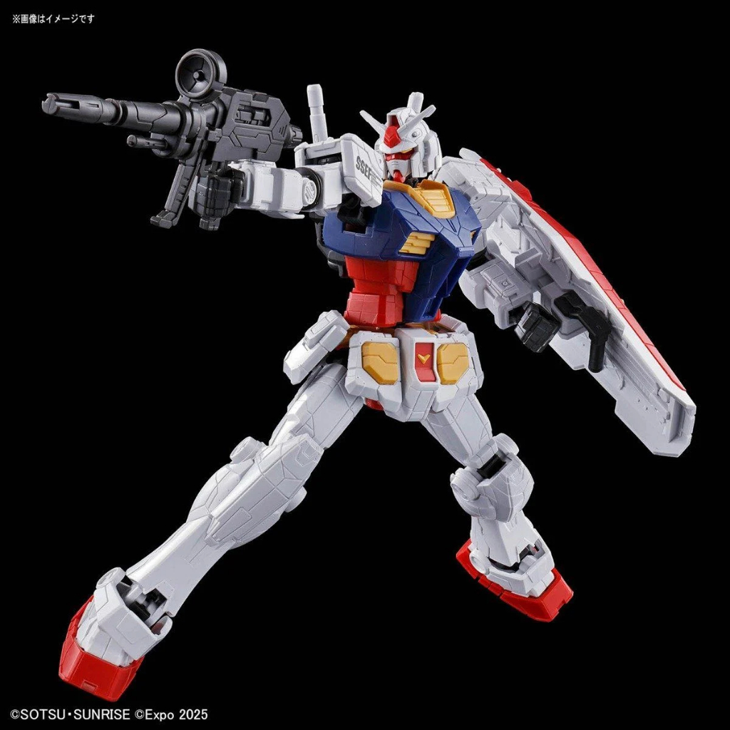 Mô Hình Lắp Ráp Entry Grade EG 1/144 EXPO2025 RX-78F00/E Gundam (New Seal)