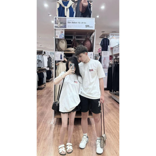 Áo Thun Chữ A Su Thêu Xù Bản To Chất Cotton Form Rộng Thời Trang Nam Nữ, Áo Phông Hot Trend