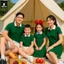 Combo Đồng Phục Gia Đình Fig Tree Thun Polo Xanh Rêu Siêu Xinh - Hàng Thiết Kế Fullsize