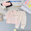 Bộ dài tay sơ sinh vạt chéo cúc bấm vải PEPTIT cao cấp cho bé sơ sinh 0 - 9 tháng LP-DL16 Đậu Đậu Store