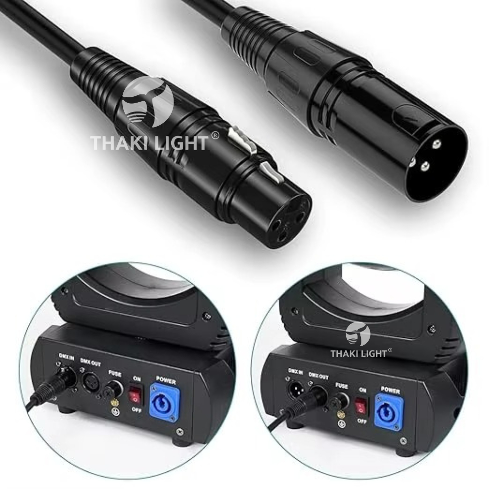 Dây Tín Hiệu DMX THAKI LIGHT: Giải Pháp Kết Nối Âm Thanh - Ánh Sáng Sân Khấu Chuyên Nghiệp