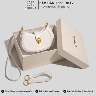 [Full Box] Túi xách nữ đeo chéo GIRRYA M11 - Túi đeo kẹp nách, đeo chéo nữ bán nguyệt thiết kể trẻ thích hợp đi dự tiệc